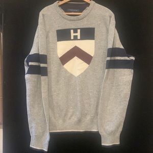 Grey Tommy Hilfiger lambs wool sweater